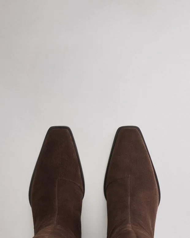 Boots Women Rag and Bone Joni KneeHigh Boot Dark Espresso Suede