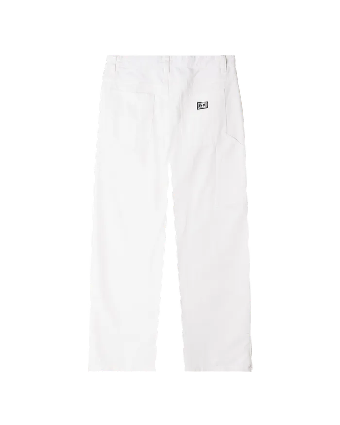 BOTTOMS Men HARDWORK CARPENTER PANT White OBEY Clothing