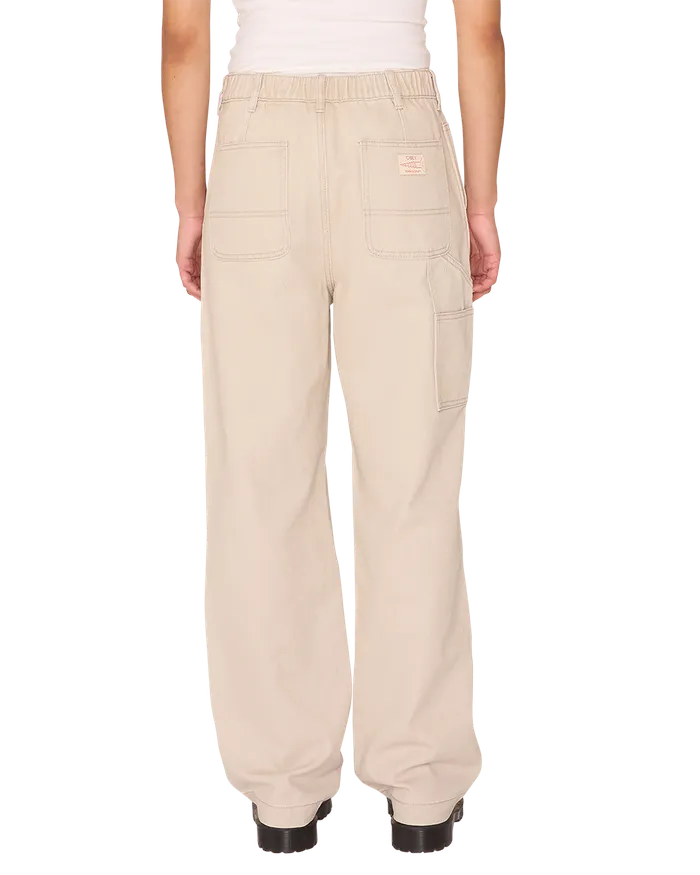 BOTTOMS OBEY Clothing Women SYBIL CARPENTER DENIM Sand Faded Wash
