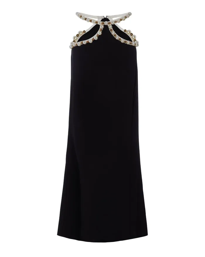 Bottoms Women PatBO HANDBEADED CUTOUT MAXI SKIRT FINAL SALE
