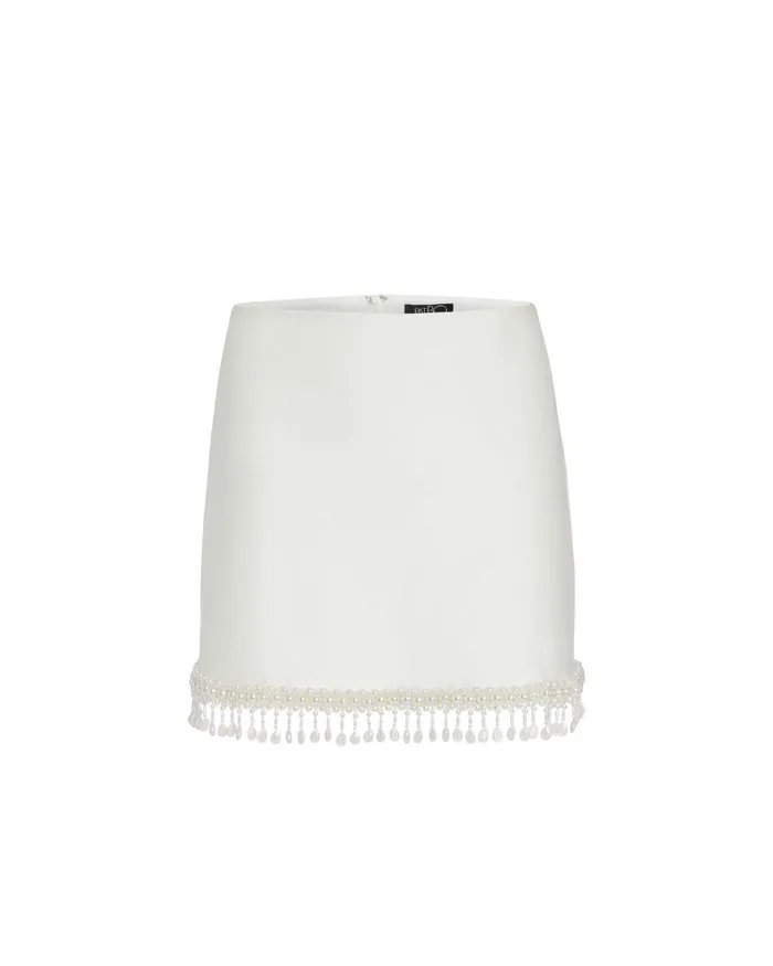 Bottoms Women PatBO HandBeaded Mini Skirt