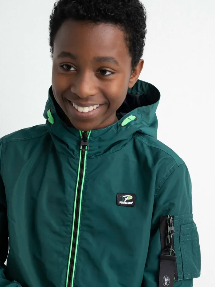 Boys Jackets Petrol Industries Sporty Jacket Emerald Green