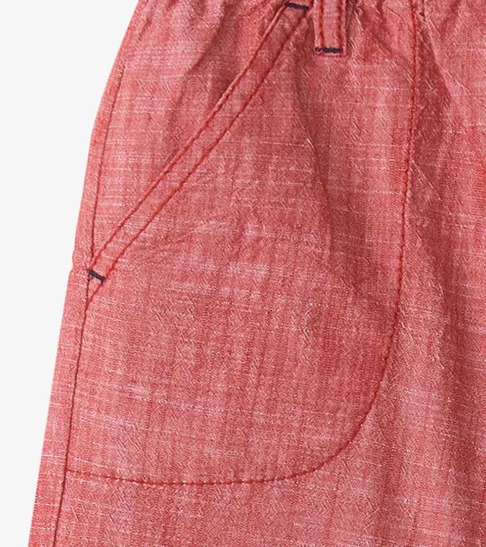 Boys Nautical Chambray Woven Shorts Hatley