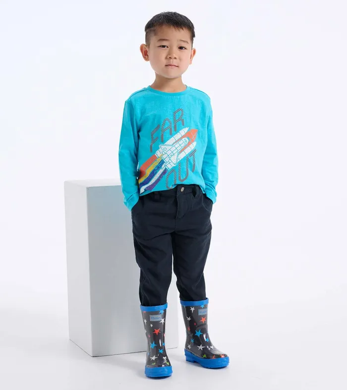 Boys Rocketship Long Sleeve TShirt Hatley