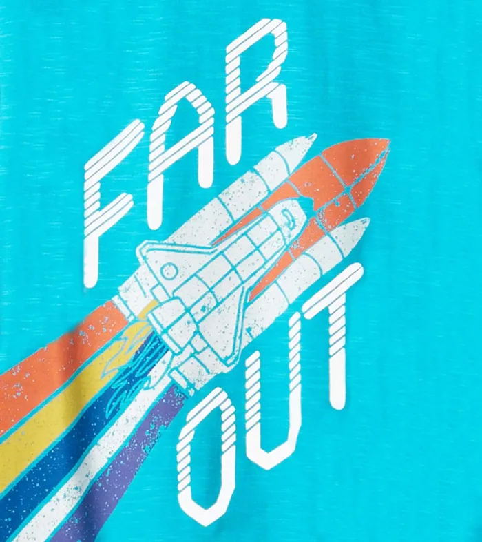 Boys Rocketship Long Sleeve TShirt Hatley