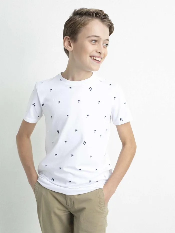 Boys TShirts Petrol Industries Summery TShirt Bright White