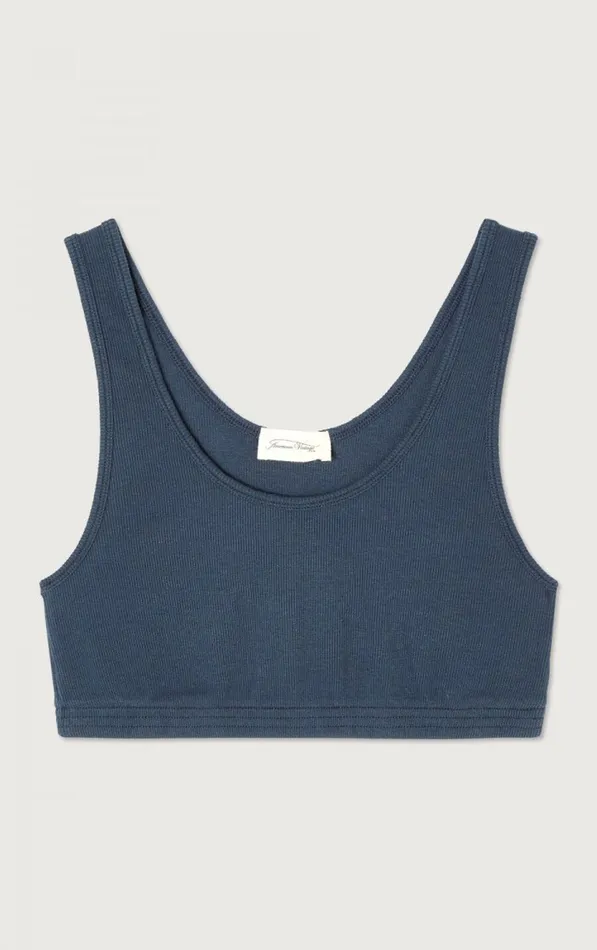 Bra Blarow Melange Navy Women American Vintage Loungewear Bra Blarow Melange Navy Women American Vintage Loungewear