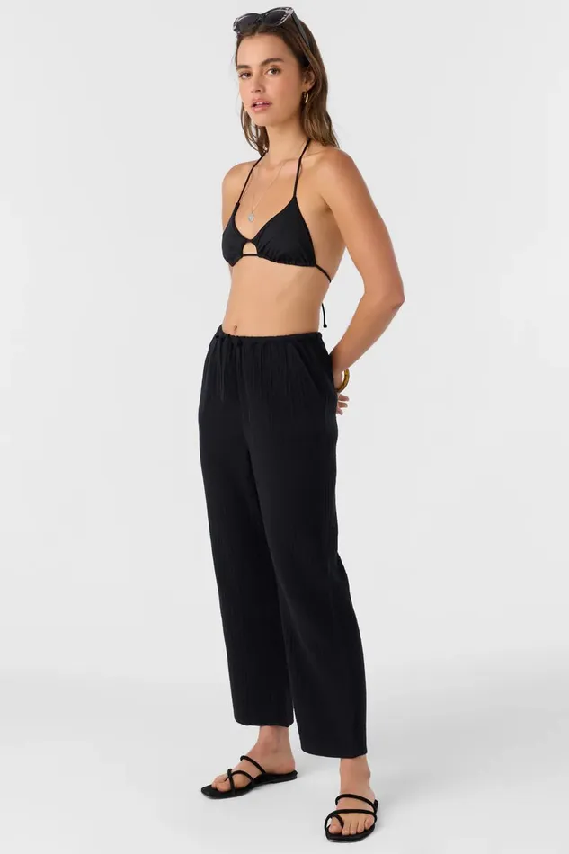 BRENDA CRINKLE DOUBLE GAUZE BEACH PANTS Women O039NEILL Collections