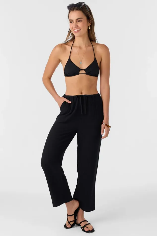 BRENDA CRINKLE DOUBLE GAUZE BEACH PANTS Women O039NEILL Collections