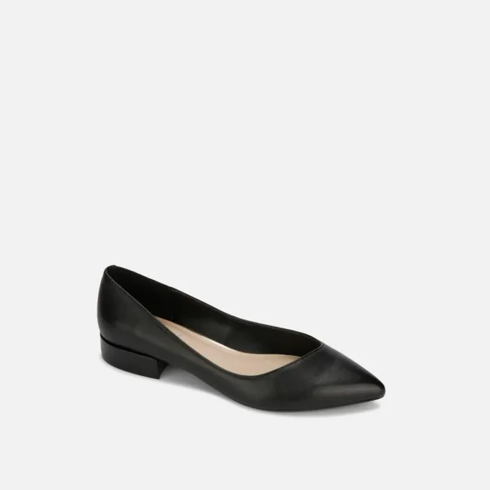 Camelia Leather Ballet Flat Black Women Kenneth Cole Flats
