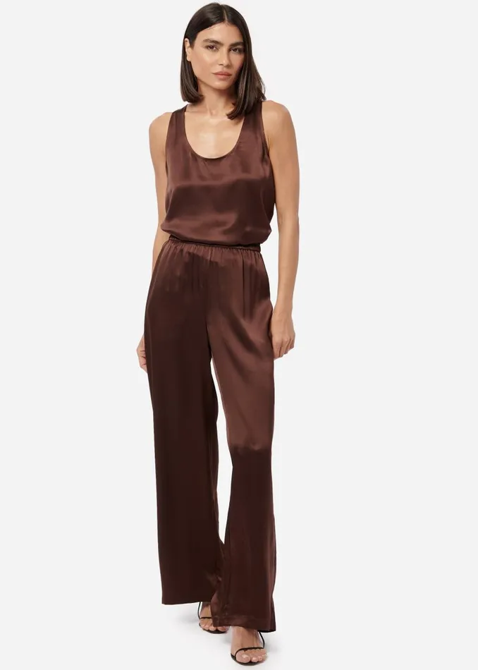 CAMI NYC Bottoms Women Bleecker Pant Chocolate