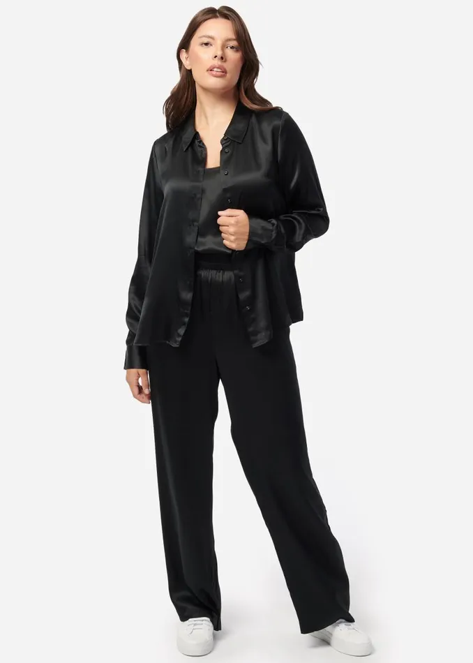 CAMI NYC Tops and Sweaters Women Crosby Blouse Black