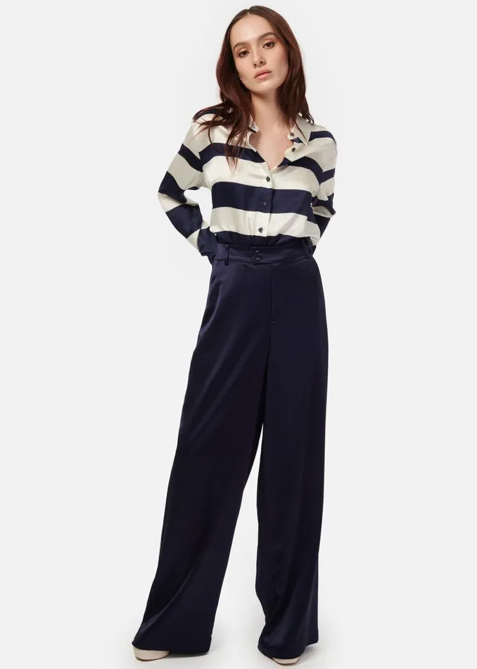 CAMI NYC Tops and Sweaters Women Crosby Blouse Shadow Stripe