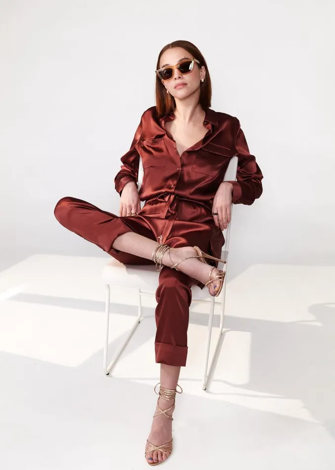 CAMI NYC Tops and Sweaters Women Rachelle Top Spice