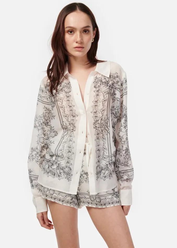 CAMI NYC Tops and Sweaters Women Rafella Top Seaside Bandana