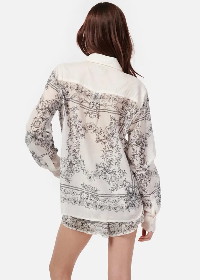 CAMI NYC Tops and Sweaters Women Rafella Top Seaside Bandana