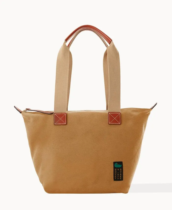 Canvas Carryall 28 Beige Woman Dooney and Bourke Totes