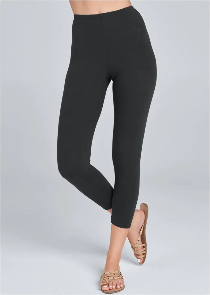 Capri Leggings Two Pack Black and Grey Women VENUS Capris