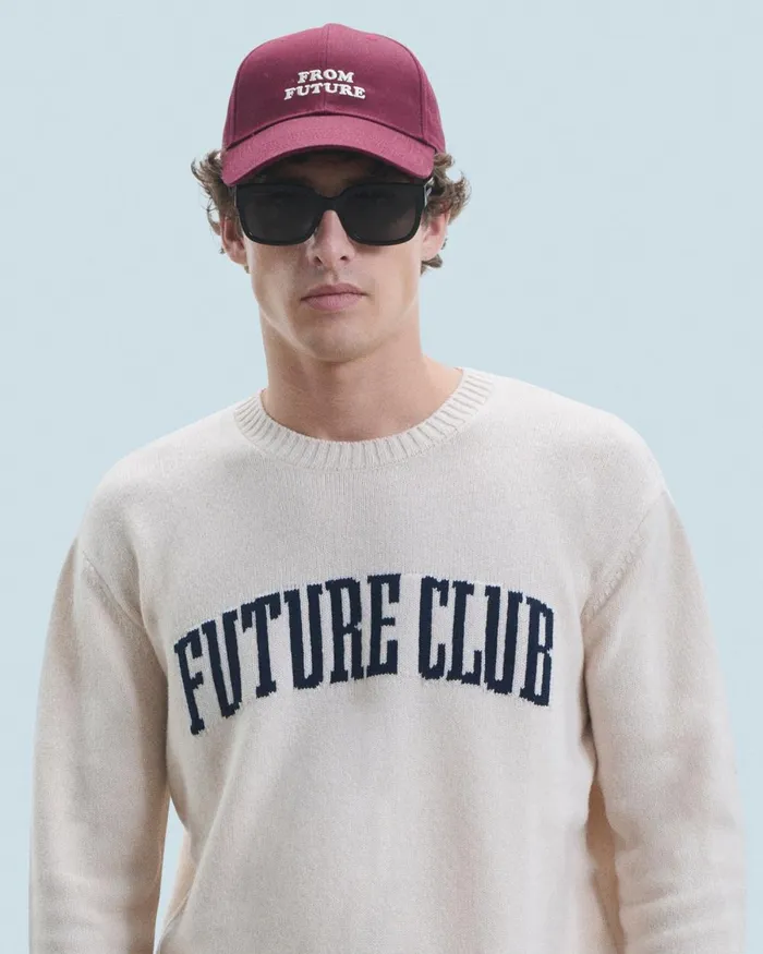 Caps From Future Curved Visor Cap Burgundy