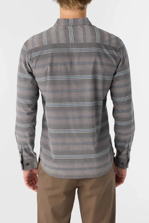 CARUSO STRIPE CORD STANDARD FIT LONG SLEEVE SHIRT Grey Men O039NEILL Clothing
