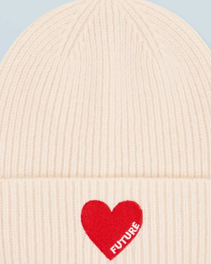 Cashmere Beanies From Future Heart Cuffed Beanie White