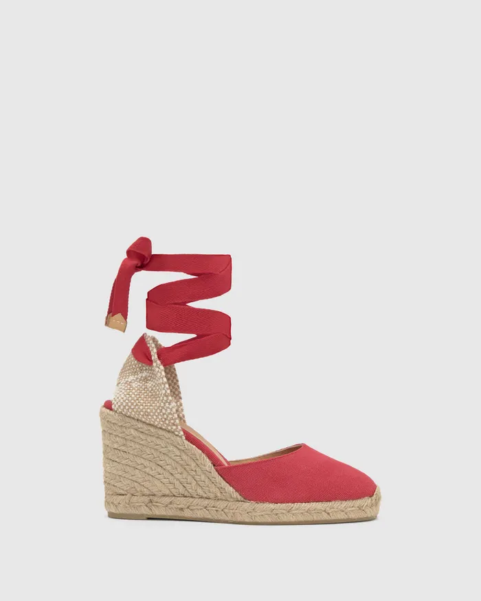 Castaer Carina8002 Rojo Carmn Women Wedges