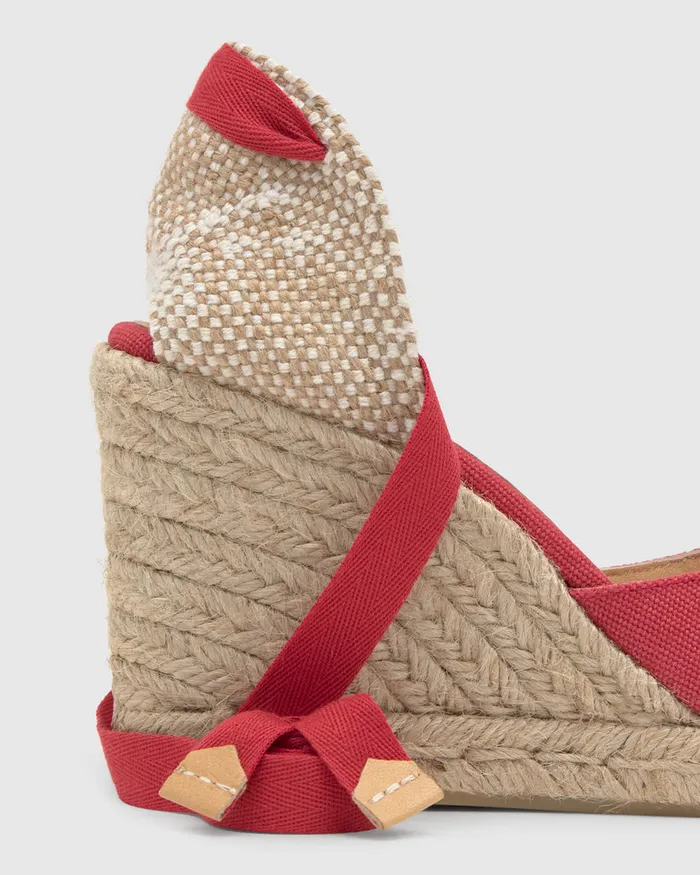 Castaer Carina8002 Rojo Carmn Women Wedges