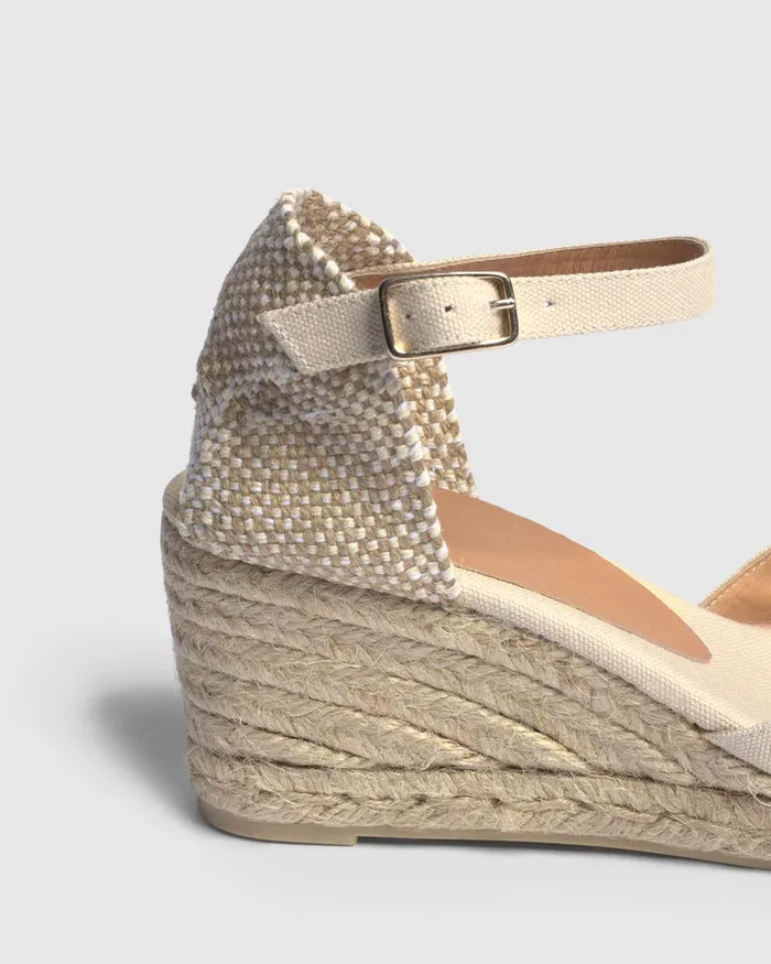 Castaer Chiarita6001 Ivory Women Wedges
