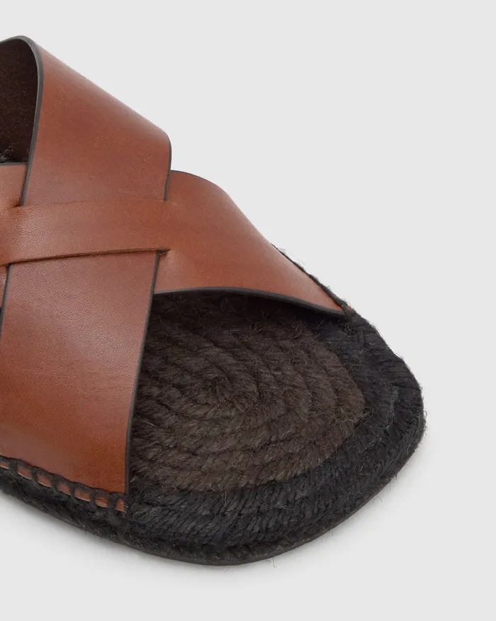 Castaer Keanu150 Marron Choc Men Flat Shoes