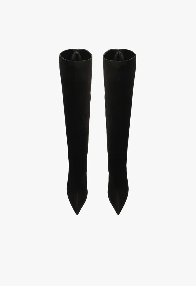 Cate Curve Boot Black Women Schutz Shoes Boots