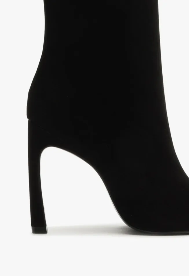 Cate Curve Boot Black Women Schutz Shoes Boots