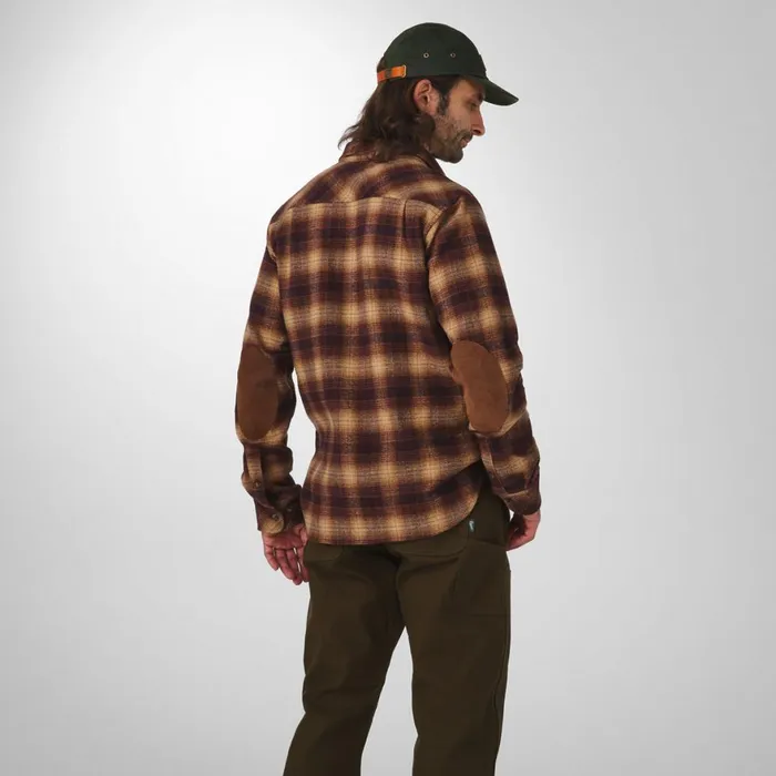 Cedar Mill Cotton Flannel Shirt Espresso Plaid Men Danner Shirts