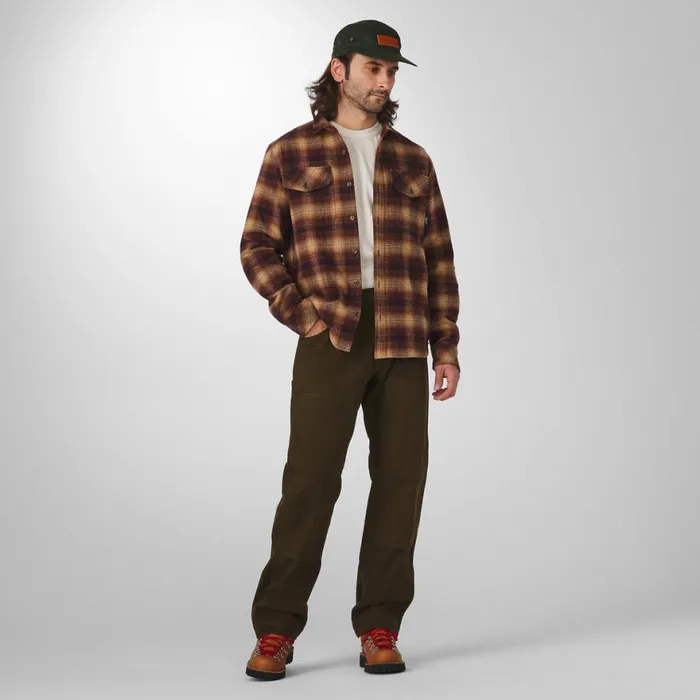 Cedar Mill Cotton Flannel Shirt Espresso Plaid Men Danner Shirts