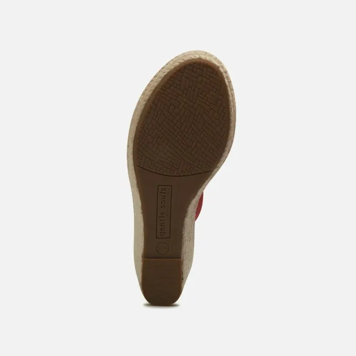 Charli Suede Espadrille Platform Sandal Coral Women Kenneth Cole Gentle Souls