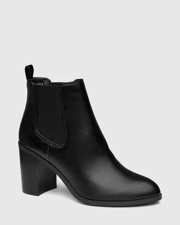 Chelsea Boots KRISTEENIE BLACK Ankle Boots NOVO Shoes Women