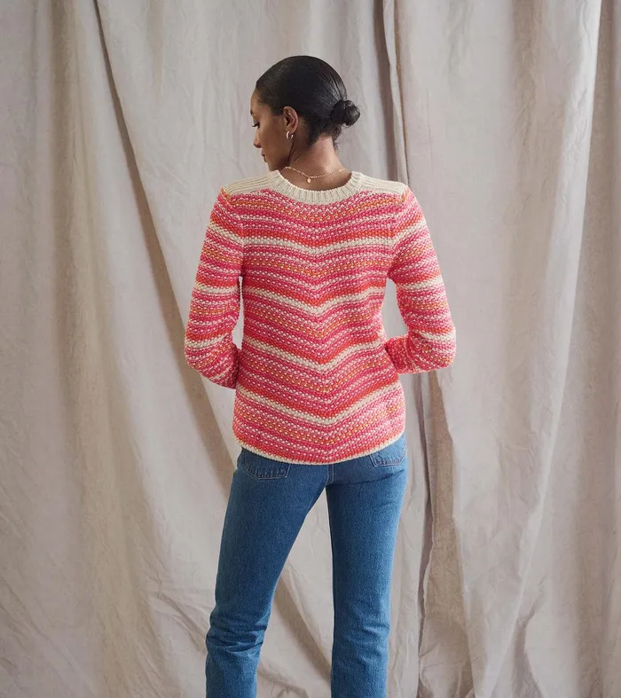 Chevron Swing Sweater 8211 Dawn Sky Stripes Hatley