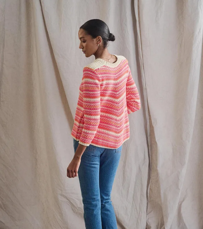 Chevron Swing Sweater 8211 Dawn Sky Stripes Hatley