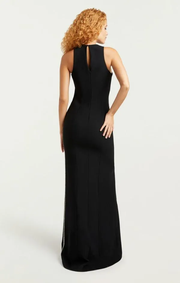 Cinq Sept Bevin Gown Black Women Cocktail and Evening