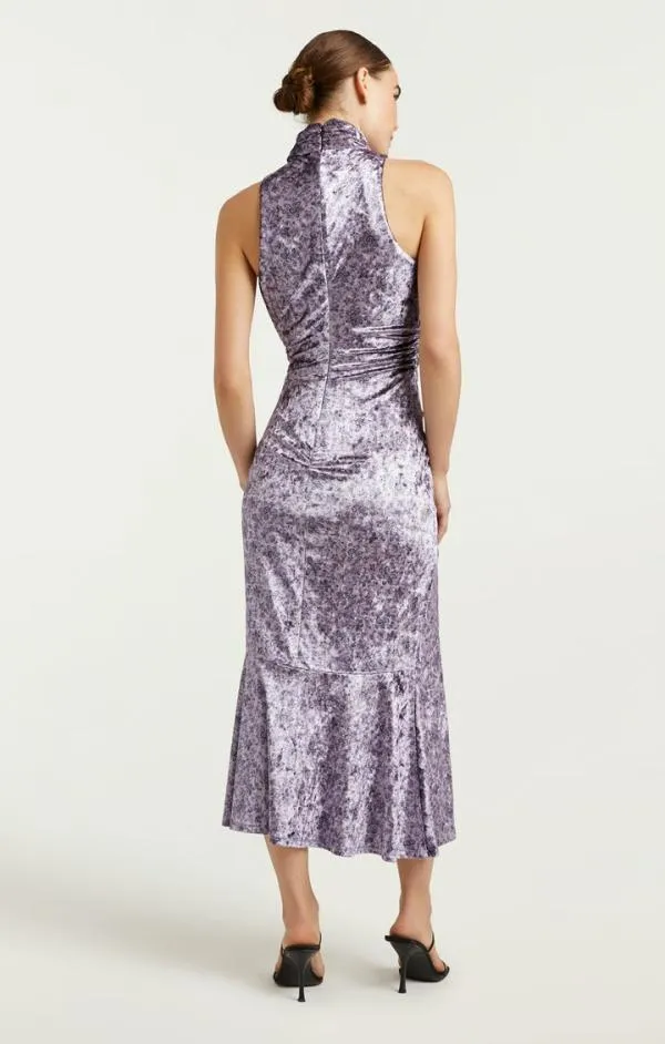 Cinq Sept Butterfly Paisley Rori Dress Lilac Multi Women Midi