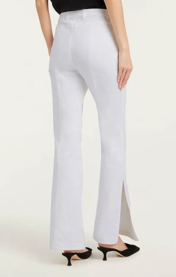 Cinq Sept Crystal Floral Haylie Pant White Women Pants