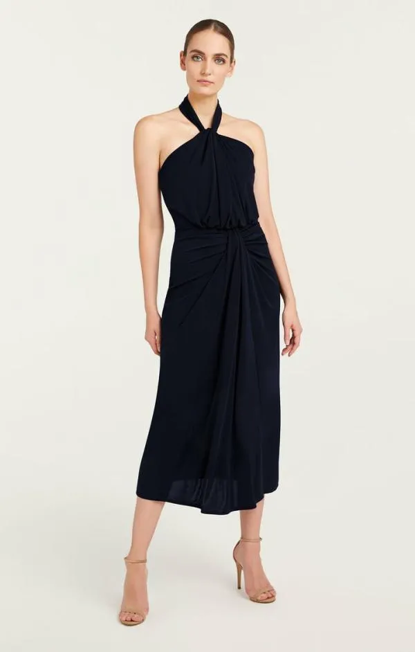 Cinq Sept Kaily Dress Navy Women Midi