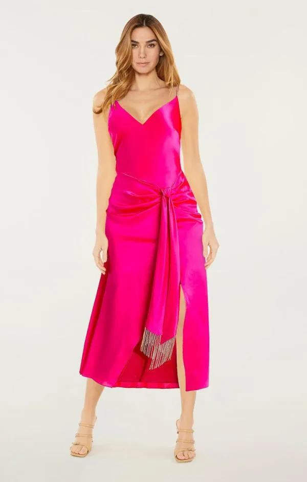 Cinq Sept Kalena Dress Ultra Pink Women Midi