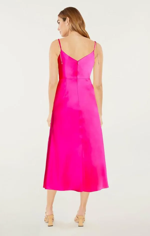 Cinq Sept Kalena Dress Ultra Pink Women Midi