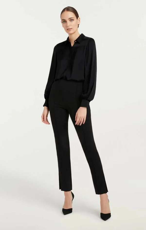 Cinq Sept Kandice Top Black Women Long Sleeve Tops