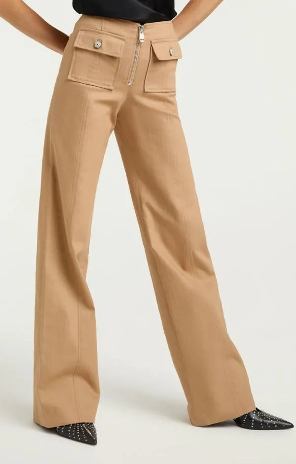 Cinq Sept Long Azure Pant Sahara Women Pants