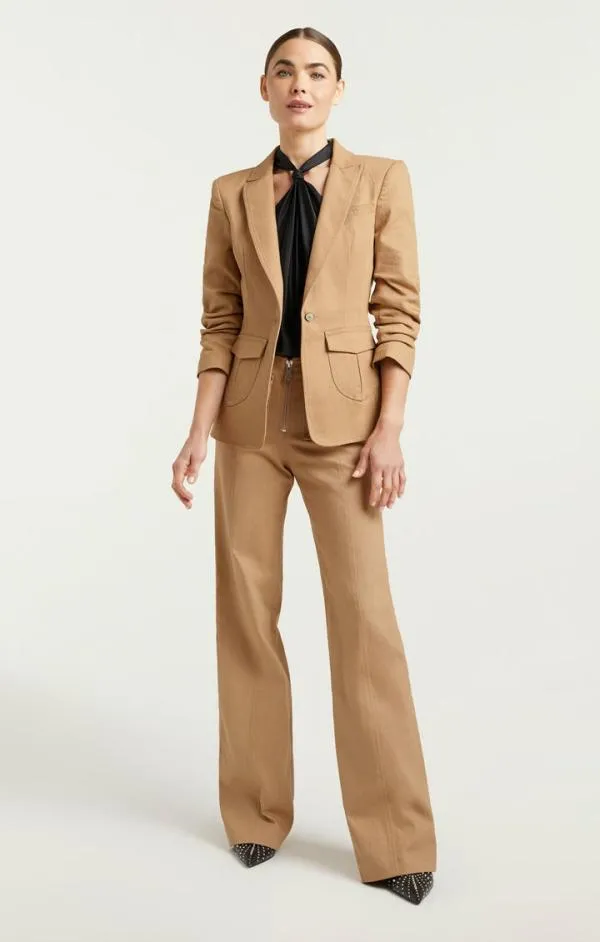 Cinq Sept Long Azure Pant Sahara Women Pants