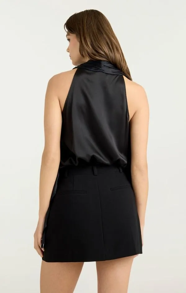 Cinq Sept Louella Top Black Women Tank Tops and Camisoles