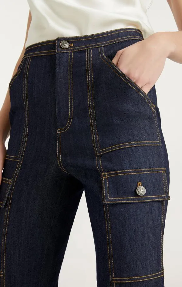Cinq Sept Maurice Pant Indigo Women Pants
