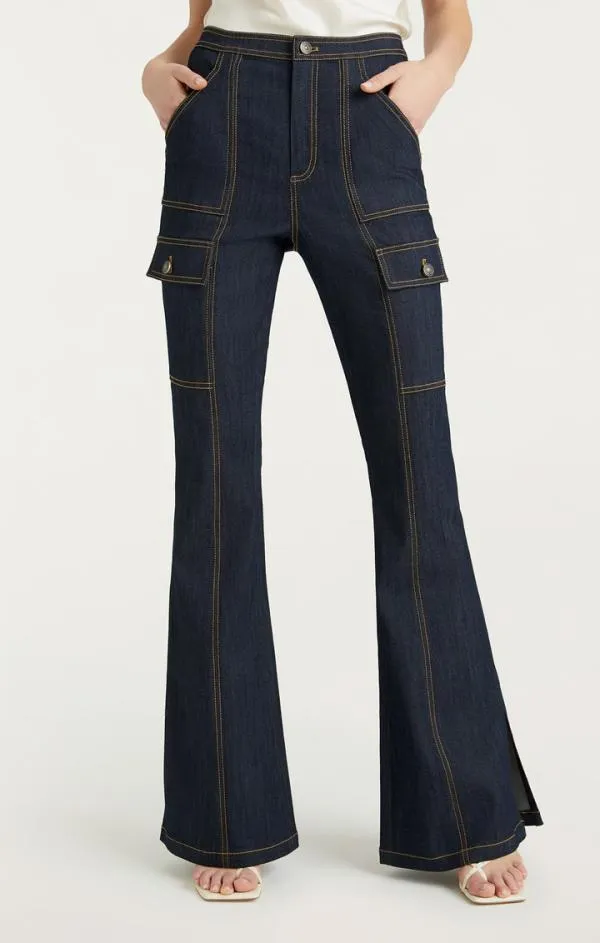 Cinq Sept Maurice Pant Indigo Women Pants