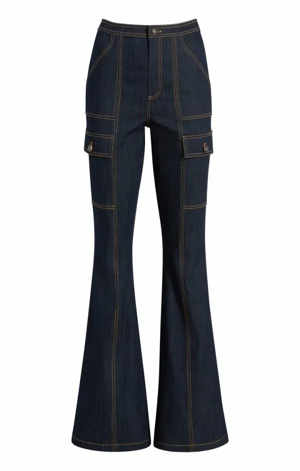 Cinq Sept Maurice Pant Indigo Women Pants